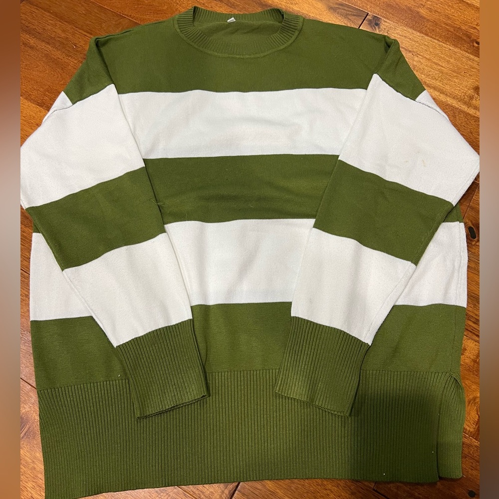 Long Striped Sweater